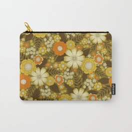 1970s Retro/Vintage Floral Pattern Carry-All Pouch