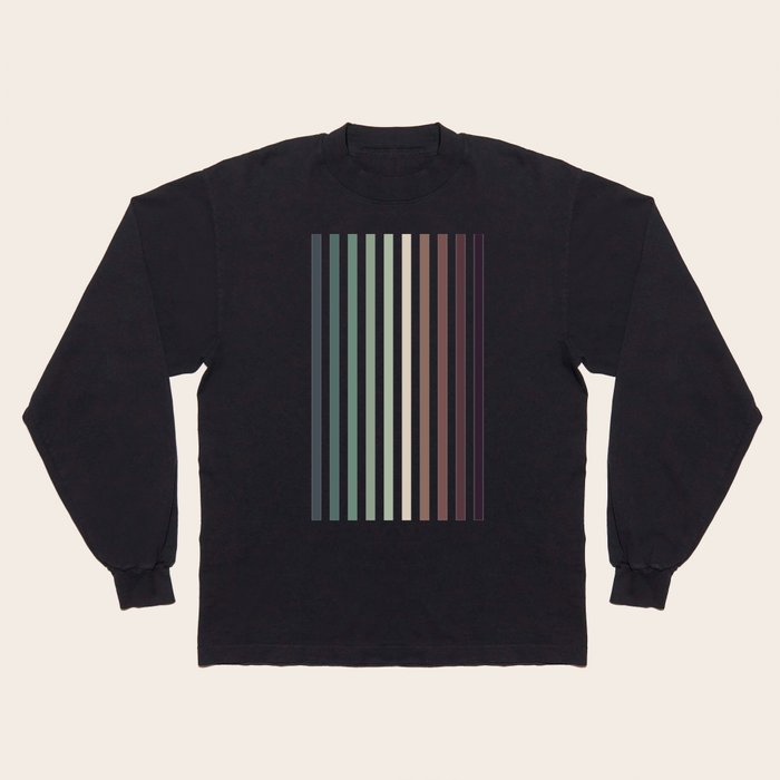 Vertical striped store long sleeve shirt