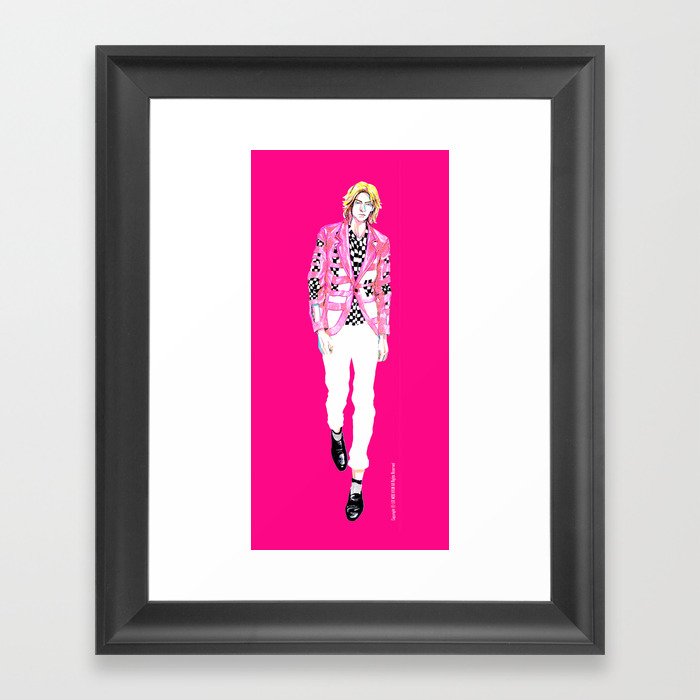 comme des garcons Framed Art Print