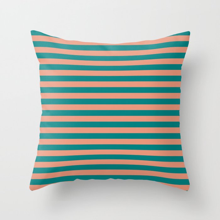Salmon colored hot sale throw pillows
