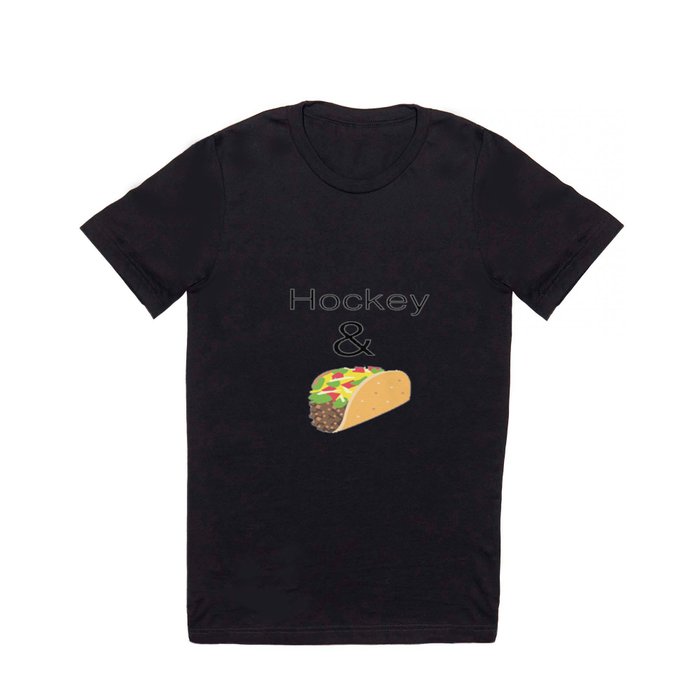Hockey & Taco (with Taco Clip Art) T Shirt