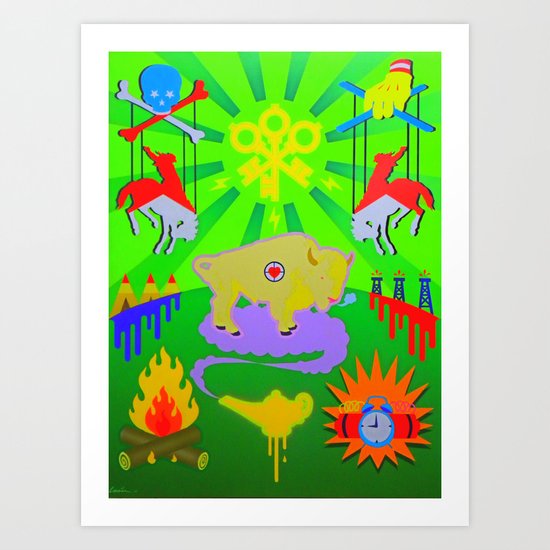 "THE WEST WAS WON" Art Print