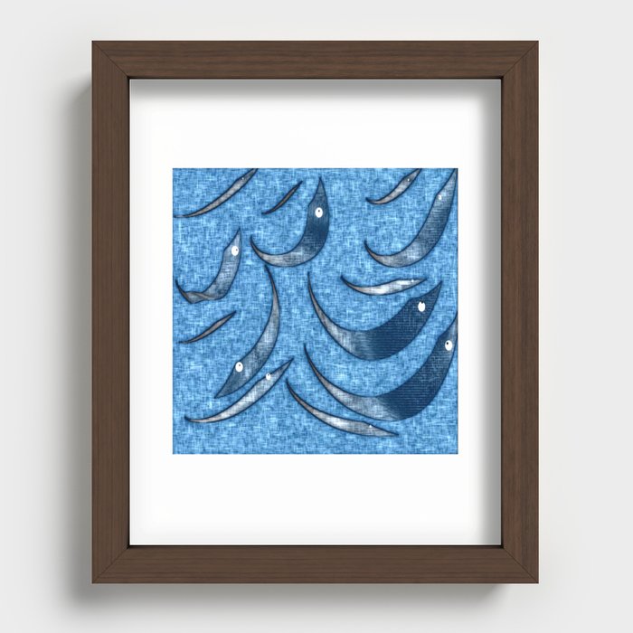 Fishes  Recessed Framed Print