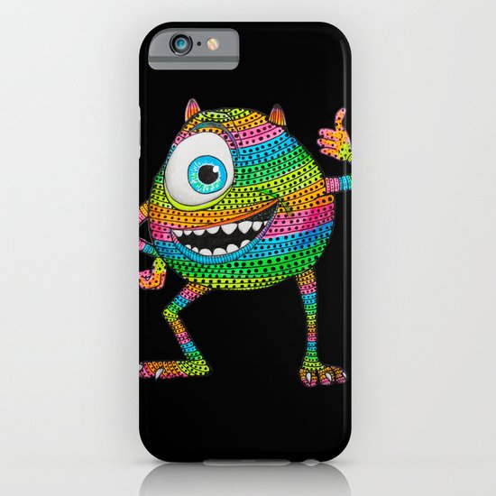Mike Wazowski fan art by Luna Portnoi iPhone & iPod Case