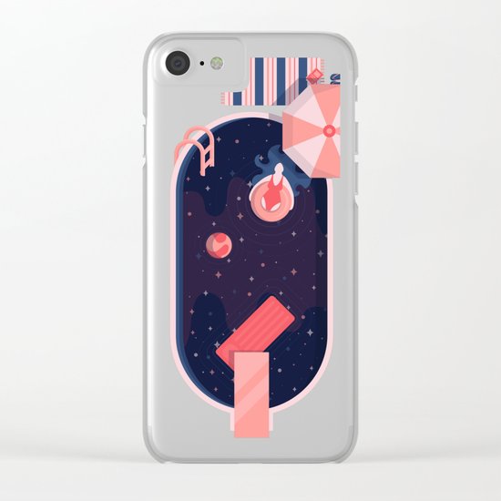 Starbathing Clear iPhone Case