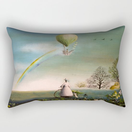 Rainbow Rectangular Pillow