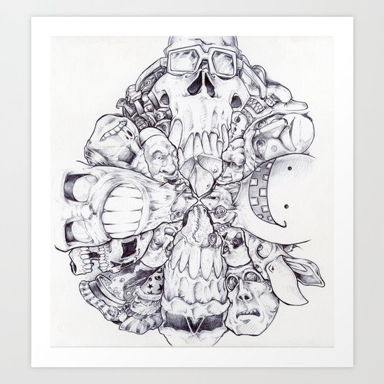 Facing Direction. Art Print