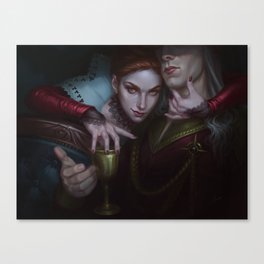 Vampiress Canvas Print