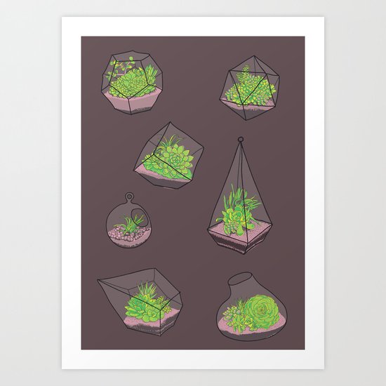 Terrariums Art Print