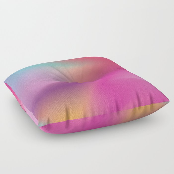 Call of Spring Pink Gradient Mesh Floor Pillow