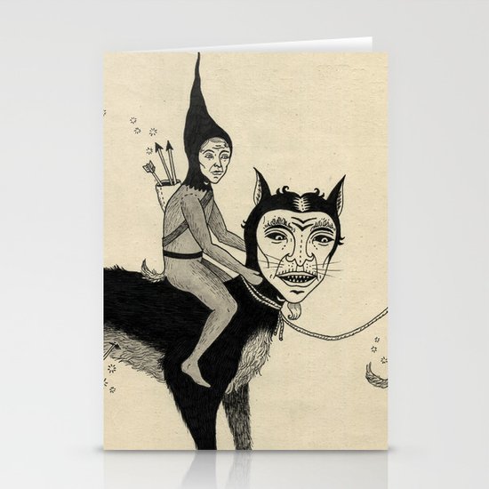 The Capture of the Beast Stationery Cards