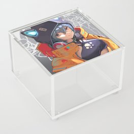T-Cat Anime Rock Girl Acrylic Box