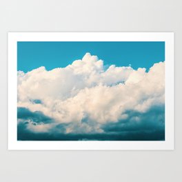 Clouds sky Art Print