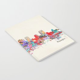 Philadelphia Pennsylvania skyline Notebook