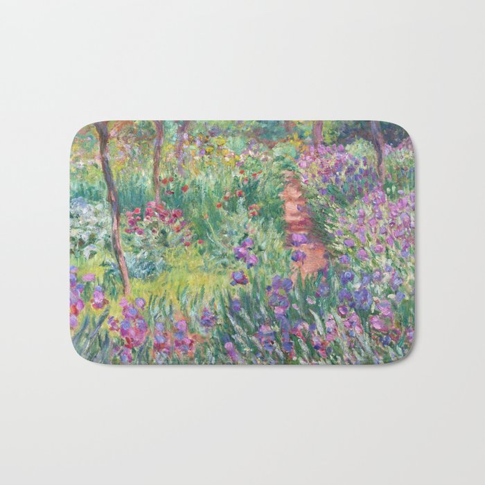 Claude Monet - The Artist’s Garden in Giverny Bath Mat