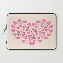 Pink Hearts Laptop Sleeve