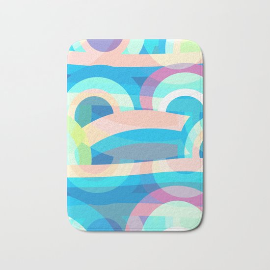 Marine abstraction Bath Mat