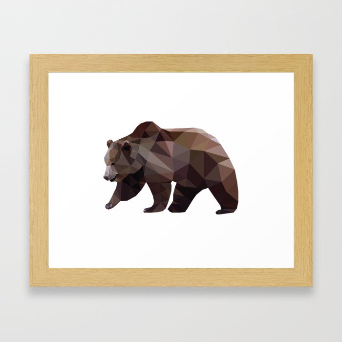 Kloth Bear Framed Art Print