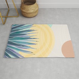 Agave in the Desert Oasis #3 #tropical #wall #art #society6 Rug
