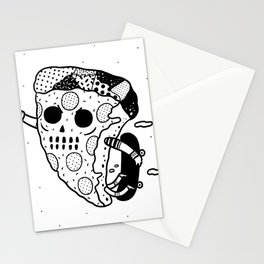 Pepperoni grab Stationery Cards