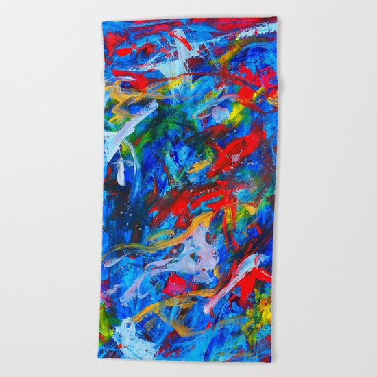Winter In Russia Beach Towel