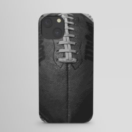 Big American Football - black &white iPhone Case