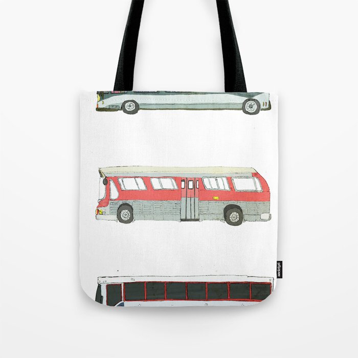 Buses Tote Bag