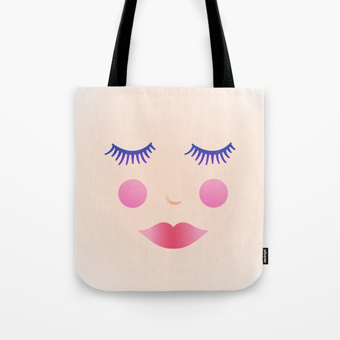 Blush Face Tote Bag