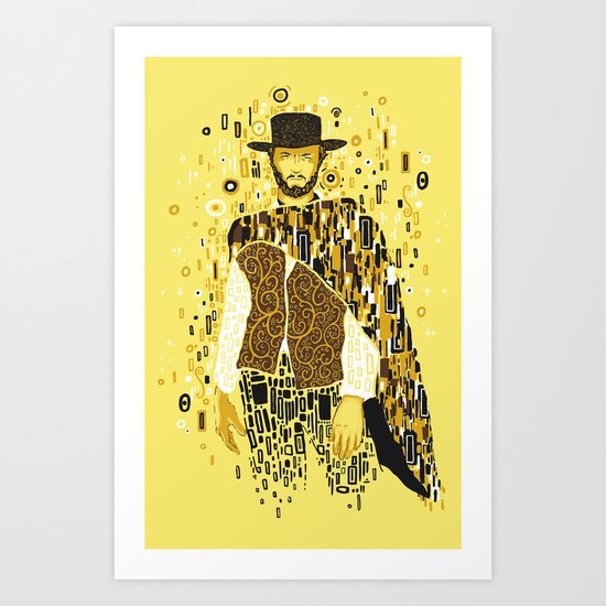 Klimt Eastwood Art Print