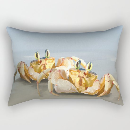 Two Pairs of Eyes Rectangular Pillow