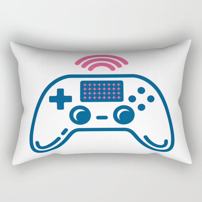 Linear gamepad for video gamers Rectangular Pillow