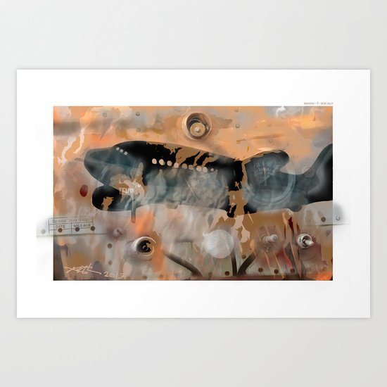MAYDAY Art Print