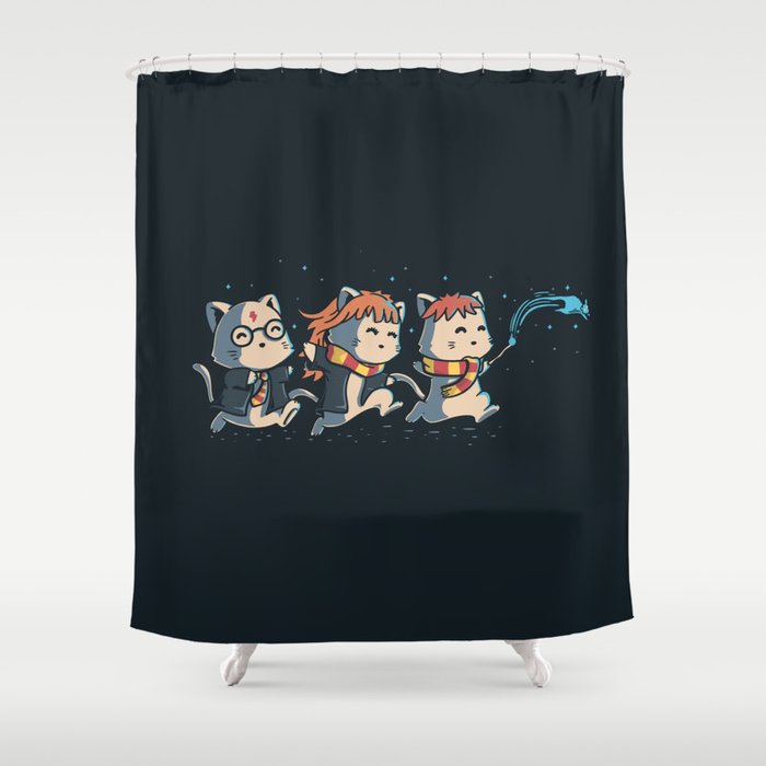 Potter Cats Shower Curtain