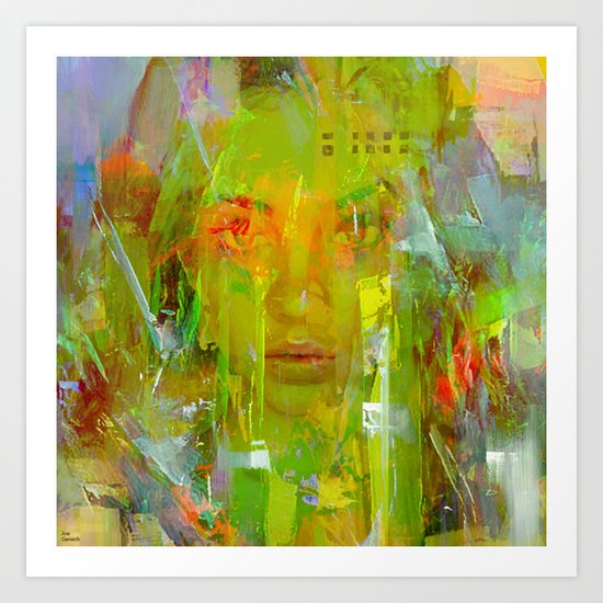 Senza una donna Art Print