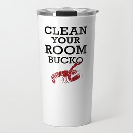 Jordan Peterson - Clean Your Room Bucko Travel Mug