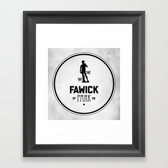 Fawick Park Framed Art Print