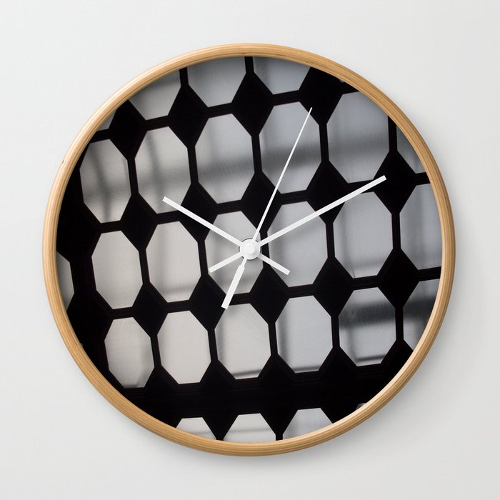 Black White Pattern,  Wall Clock
