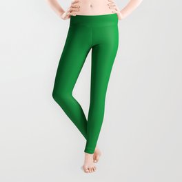 Dunn & Edwards 2019 Trending Colors Get Up and Go Green DE5636 Solid Color Leggings