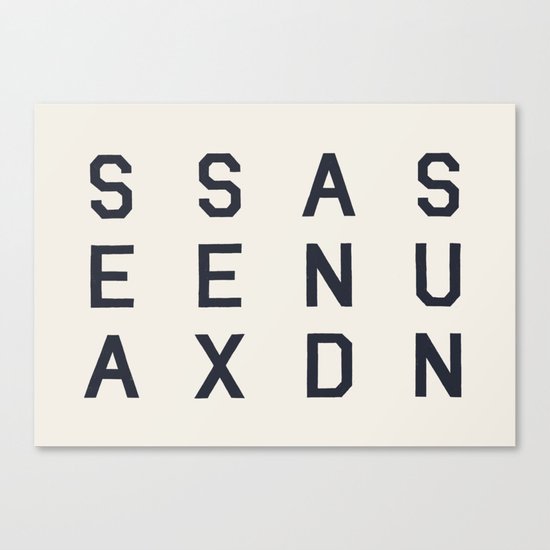 Sea Sex And Sun Canvas Print