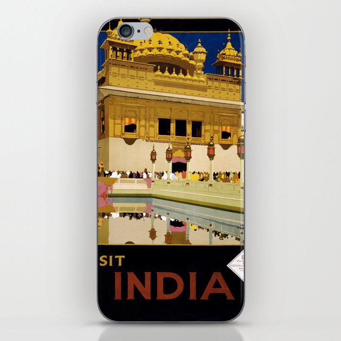 Vintage poster - India iPhone Skin