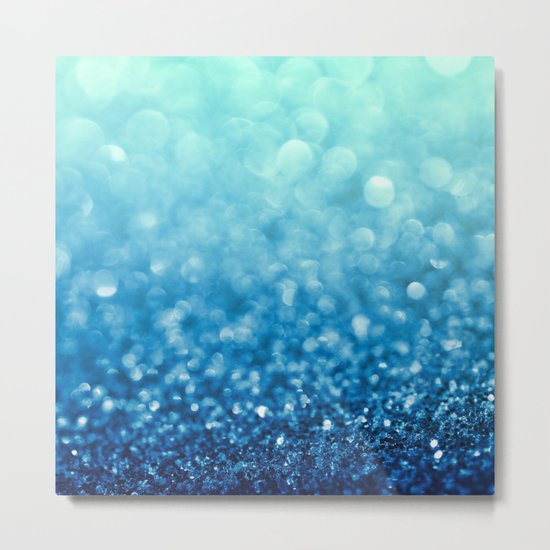 Tell Me True...Ocean Blue Metal Print