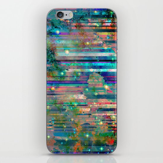 Space Glitch iPhone & iPod Skin