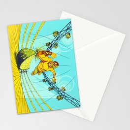 Luchador Lime Stationery Cards
