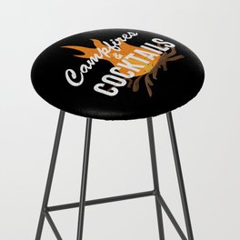 Campfires And Cocktails Bar Stool