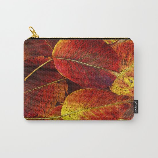 SUN SHINES ON AUTUMN LEAVES Carry-All Pouch