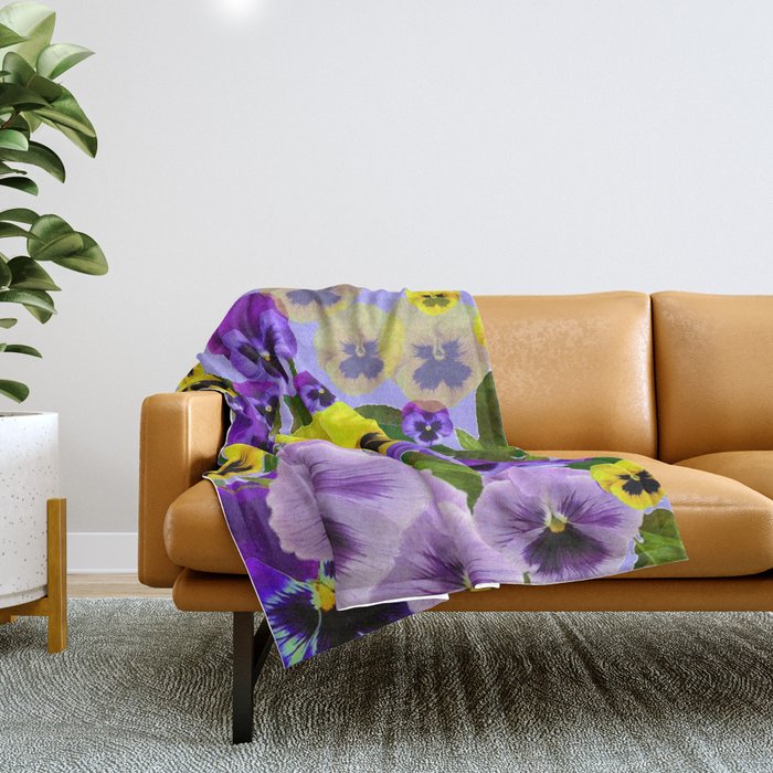 Purple and yellow blanket sales