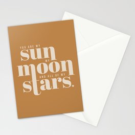 Sun Moon + Stars Stationery Card