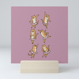 Ballet Cat Mini Art Print