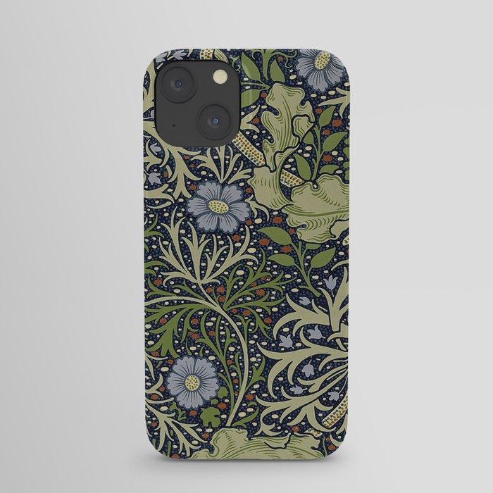 William Morris Seaweed Pattern iPhone Case