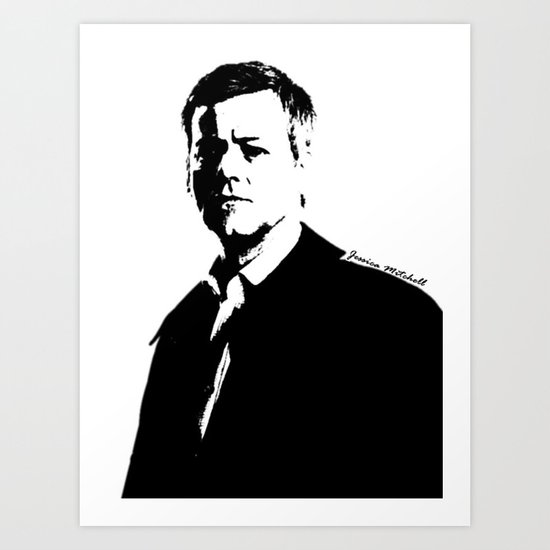 DI Greg Lestrade Art Print